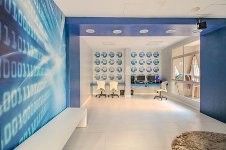 Apartamento para alugar com 84m², 3 quartos e 1 vaga Apartamento para alugar com 84m², 3 quartos e 1 vagaÁrea comum - Salão de Internet