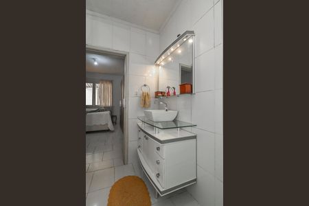 Banheiro da Suíte de apartamento à venda com 1 quarto, 40m² em Auxiliadora, Porto Alegre