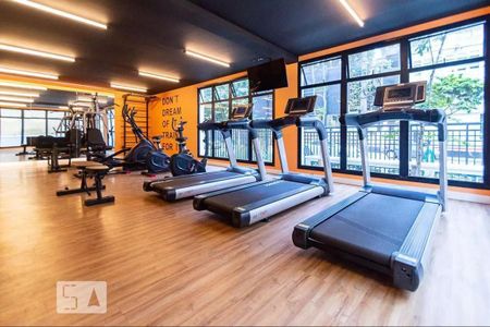 Studio para alugar com 27m², 1 quarto e sem vaga Studio para alugar com 27m², 1 quarto e sem vagaÁrea comum - Academia