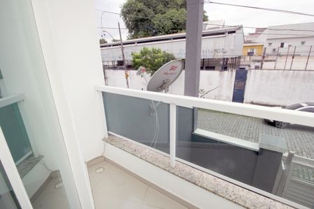 Varanda da Sala de casa à venda com 2 quartos, 128m² em Vila Humaita, Santo André
