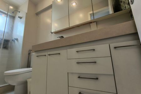 Apartamento para alugar com 128m², 3 quartos e 1 vagaBanheiro da Suíte 1