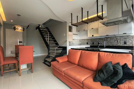 Sala de apartamento para alugar com 3 quartos, 128m² em Barra da Tijuca, Rio de Janeiro