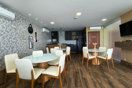 Apartamento para alugar com 128m², 3 quartos e 1 vagaÁrea gourmet