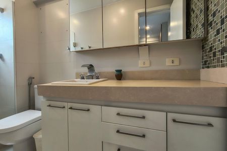 Apartamento para alugar com 128m², 3 quartos e 1 vagaBanheiro da Suíte 1
