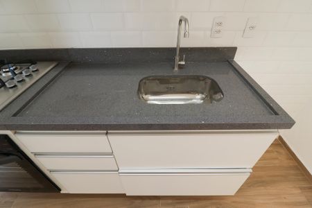 Apartamento à venda com 41m², 2 quartos e 1 vagaCozinha e Área de Serviço