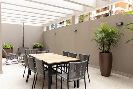 Apartamento para alugar com 48m², 1 quarto e 2 vagasÁrea comum - Churrasqueira