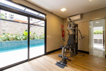 Apartamento para alugar com 48m², 1 quarto e 2 vagasÁrea comum - Academia