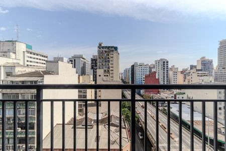 Studio à venda com 27m², 1 quarto e sem vagaVaranda