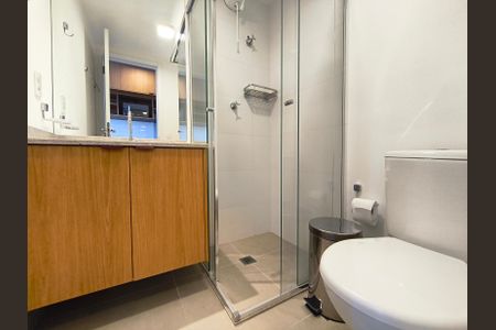 Banheiro Social de kitnet/studio para alugar com 1 quarto, 23m² em Vila Mariana, São Paulo