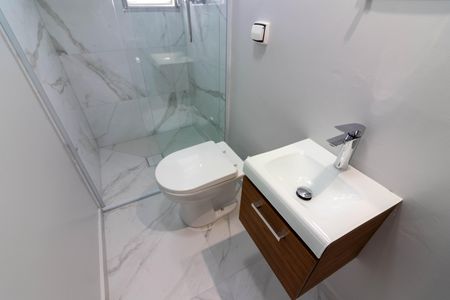 Apartamento à venda com 85m², 2 quartos e sem vagaBanheiro da Suíte