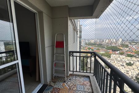 Varanda da Sala de apartamento para alugar com 2 quartos, 55m² em Vila Bela, São Paulo