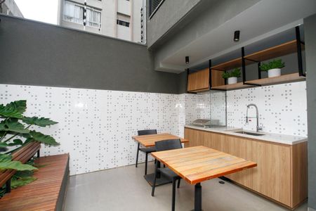 Studio para alugar com 23m², 1 quarto e sem vagaÁrea Comum - Espaço Gourmet