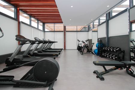 Studio para alugar com 36m², 1 quarto e 1 vaga Studio para alugar com 36m², 1 quarto e 1 vagaAcademia