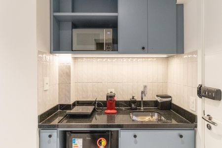 Studio à venda com 23m², 1 quarto e sem vagaCozinha