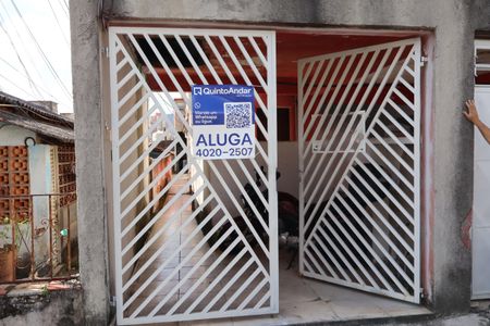 Casa para alugar com 40m², 1 quarto e sem vagaFachada e portão