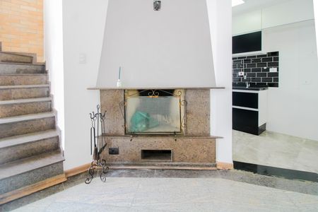 Sala - Lareira de apartamento à venda com 3 quartos, 147m² em Vila Regente Feijó, São Paulo