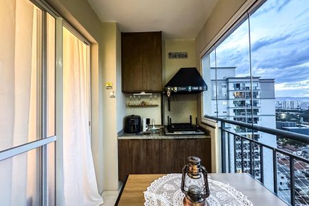 Varanda da Sala de apartamento para alugar com 2 quartos, 59m² em Pari, São Paulo