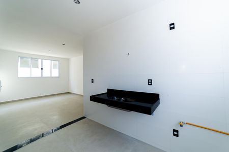 Cozinha de apartamento à venda com 3 quartos, 65m² em União, Belo Horizonte