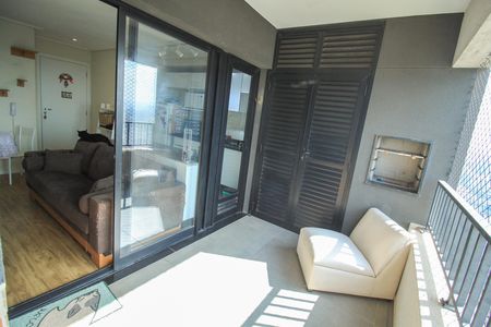 Varanda da Sala de apartamento à venda com 2 quartos, 50m² em Brás, São Paulo
