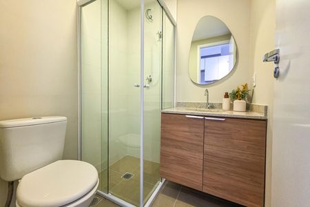 Studio à venda com 23m², 1 quarto e sem vaga Studio à venda com 23m², 1 quarto e sem vagaBanheiro