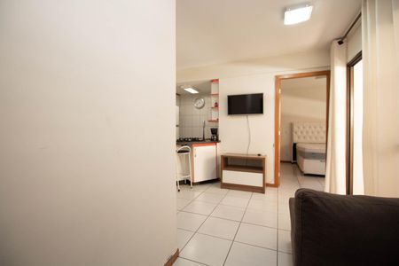 Sala de apartamento para alugar com 1 quarto, 43m² em Águas Claras, Brasília