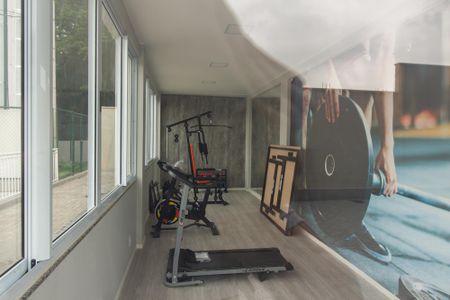 Apartamento para alugar com 45m², 2 quartos e 1 vaga Apartamento para alugar com 45m², 2 quartos e 1 vagaÁrea comum - Academia