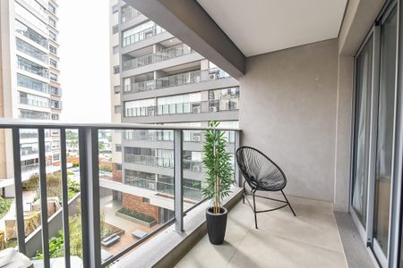 Studio para alugar com 28m², 1 quarto e sem vagaVaranda