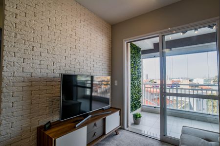 Sala de apartamento à venda com 2 quartos, 61m² em Vila Apiai, Santo André