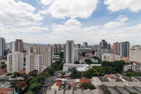 Vista da Varanda de kitnet/studio à venda com 1 quarto, 27m² em Pompeia, São Paulo