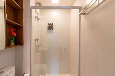 Studio para alugar com 27m², 1 quarto e sem vaga Studio para alugar com 27m², 1 quarto e sem vagaBanheiro