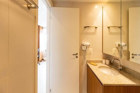 Studio para alugar com 27m², 1 quarto e sem vaga Studio para alugar com 27m², 1 quarto e sem vagaBanheiro