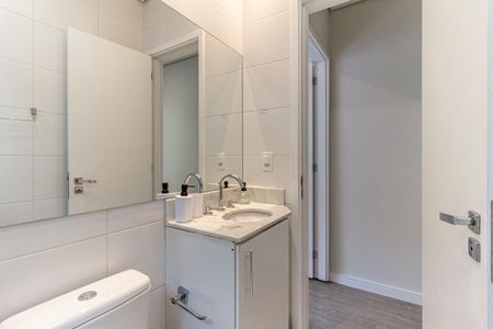 Banheiro de apartamento para alugar com 1 quarto, 35m² em Santa Cecilia, São Paulo