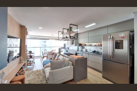 Sala/Cozinha de apartamento à venda com 2 quartos, 69m² em Vila Romana, São Paulo
