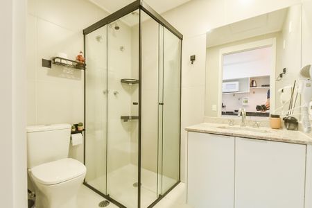 Banheiro de kitnet/studio à venda com 1 quarto, 29m² em Paraíso, São Paulo