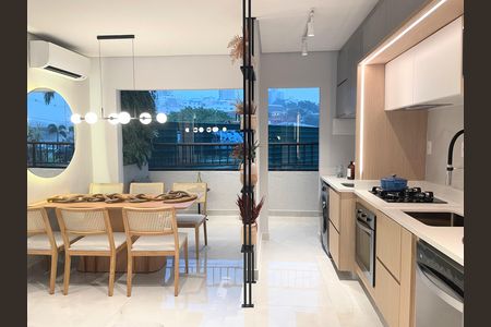 Cozinha de apartamento à venda com 2 quartos, 58m² em Cabral, Contagem