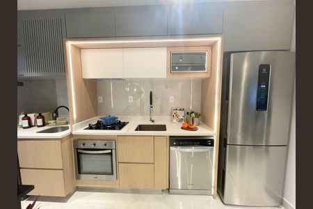 Cozinha de apartamento à venda com 2 quartos, 58m² em Cabral, Contagem