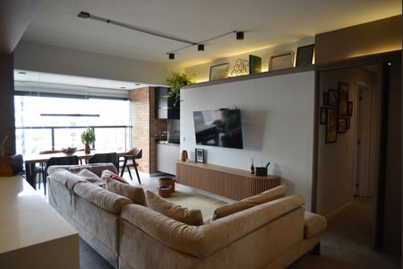 Sala de apartamento à venda com 2 quartos, 87m² em Jardim Bela Vista, Santo André