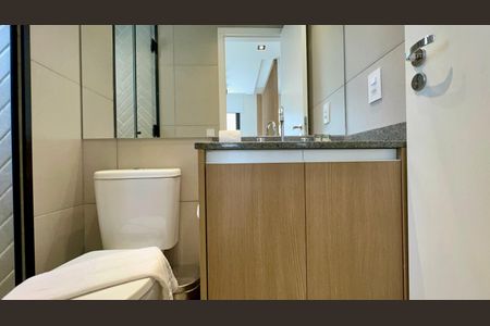 Studio à venda com 26m², 1 quarto e sem vaga Studio à venda com 26m², 1 quarto e sem vagaBanheiro da Suíte