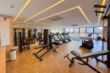 Studio para alugar com 27m², 1 quarto e sem vaga Studio para alugar com 27m², 1 quarto e sem vagaÁrea comum - Academia