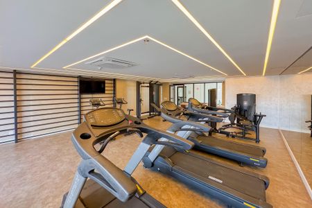 Studio para alugar com 27m², 1 quarto e sem vaga Studio para alugar com 27m², 1 quarto e sem vagaÁrea comum - Academia