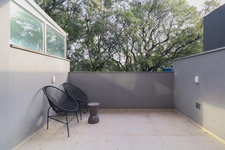 Varanda de kitnet/studio para alugar com 1 quarto, 32m² em Paraíso, São Paulo