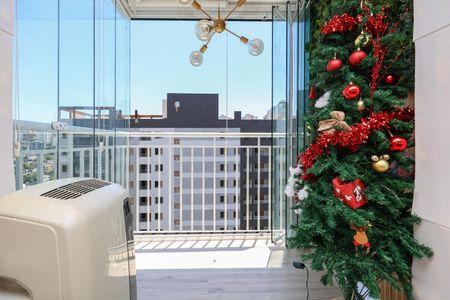 Varanda da Sala de apartamento à venda com 3 quartos, 65m² em Vila Andrade, São Paulo