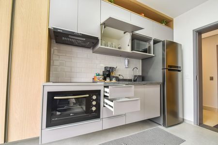 Cozinha de kitnet/studio à venda com 1 quarto, 27m² em Chácara Klabin, São Paulo