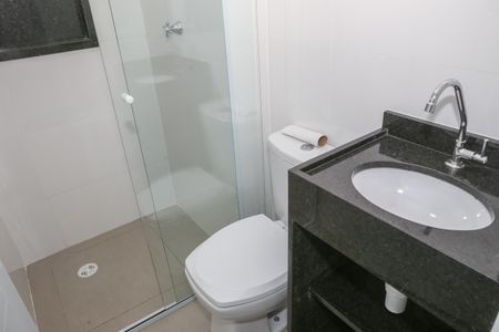 Casa de condomínio para alugar com 75m², 2 quartos e 1 vagaBanheiro social