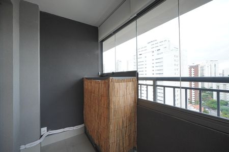 Varanda do Studio de kitnet/studio para alugar com 1 quarto, 27m² em Vila Mariana, São Paulo