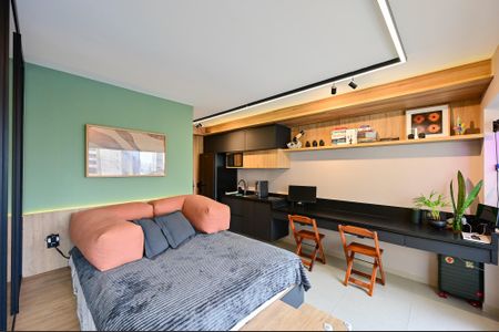 Studio à venda com 26m², 1 quarto e sem vagaSala/Quarto