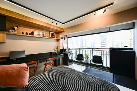 Studio à venda com 26m², 1 quarto e sem vagaSala/Quarto
