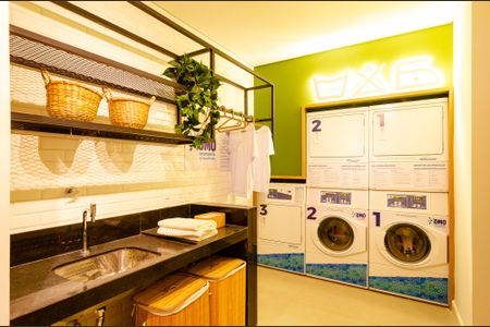 Studio à venda com 26m², 1 quarto e sem vagaLavanderia