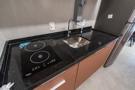 Studio para alugar com 28m², 1 quarto e sem vaga Studio para alugar com 28m², 1 quarto e sem vagaCozinha