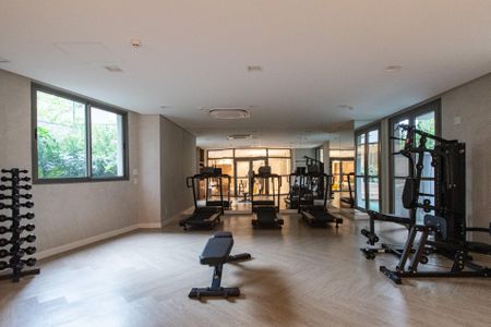 Studio para alugar com 28m², 1 quarto e sem vaga Studio para alugar com 28m², 1 quarto e sem vagaAcademia